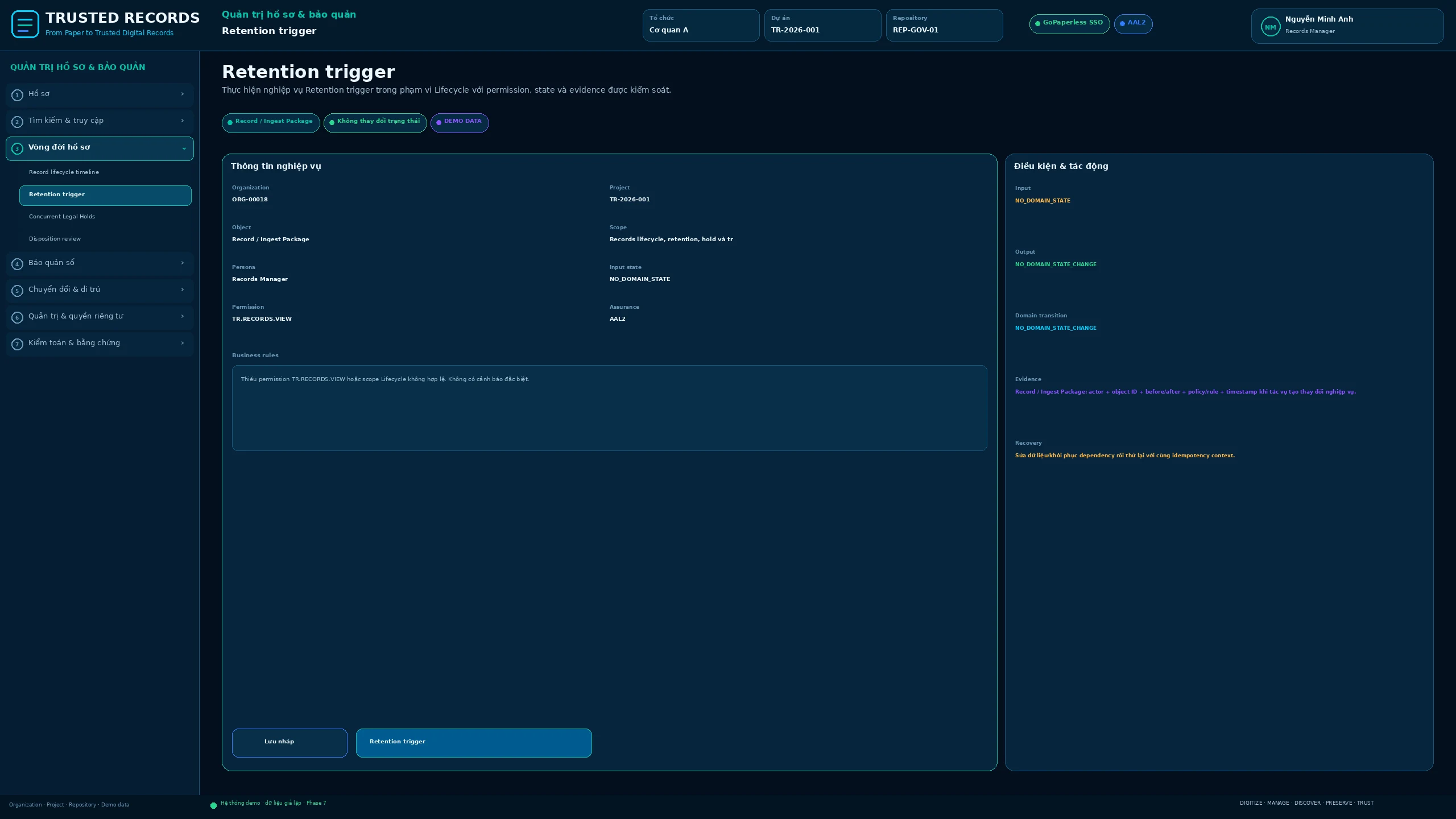 TR7.GOV.019 · Retention trigger