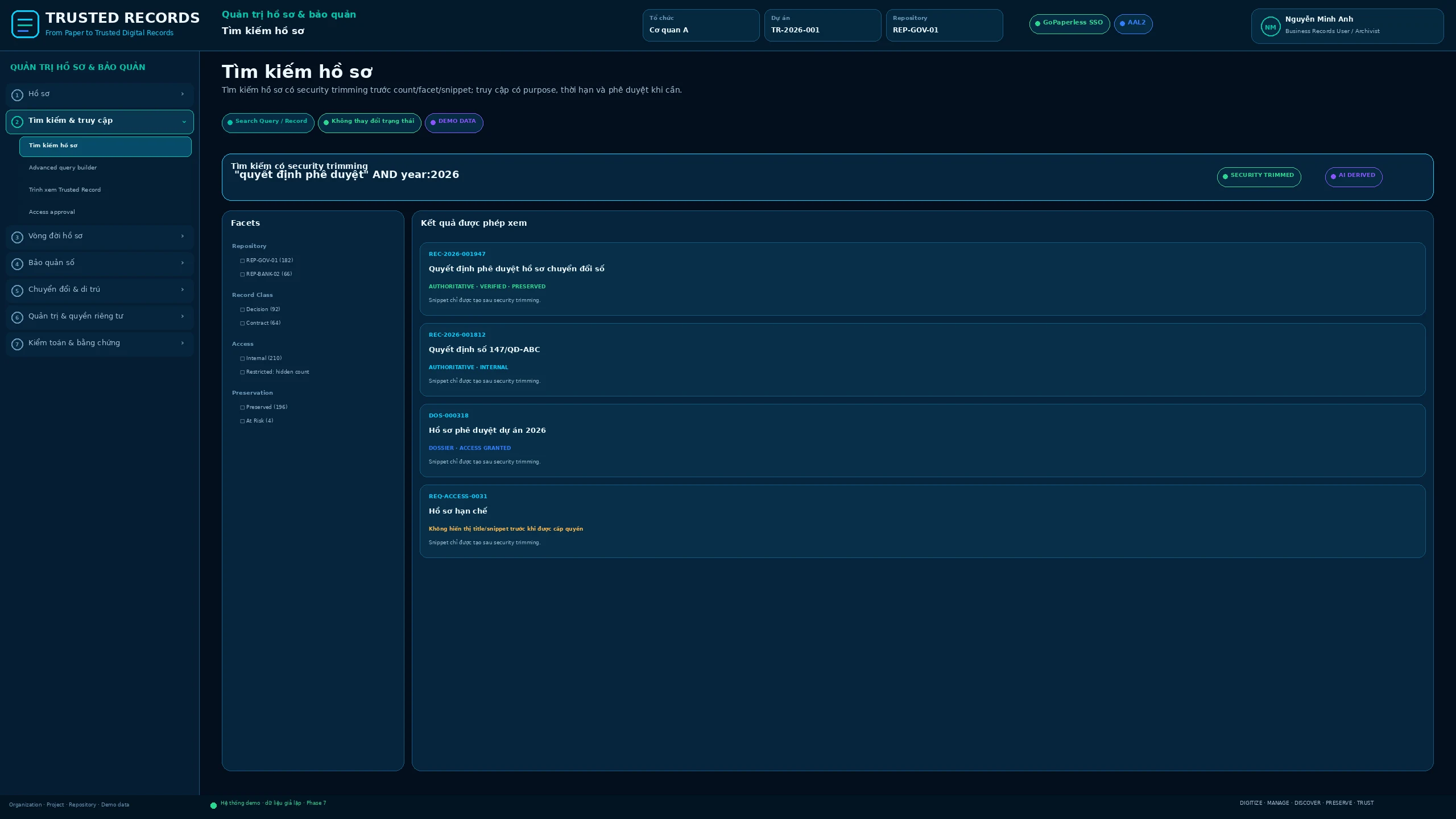 TR7.GOV.024 · Tìm kiếm hồ sơ