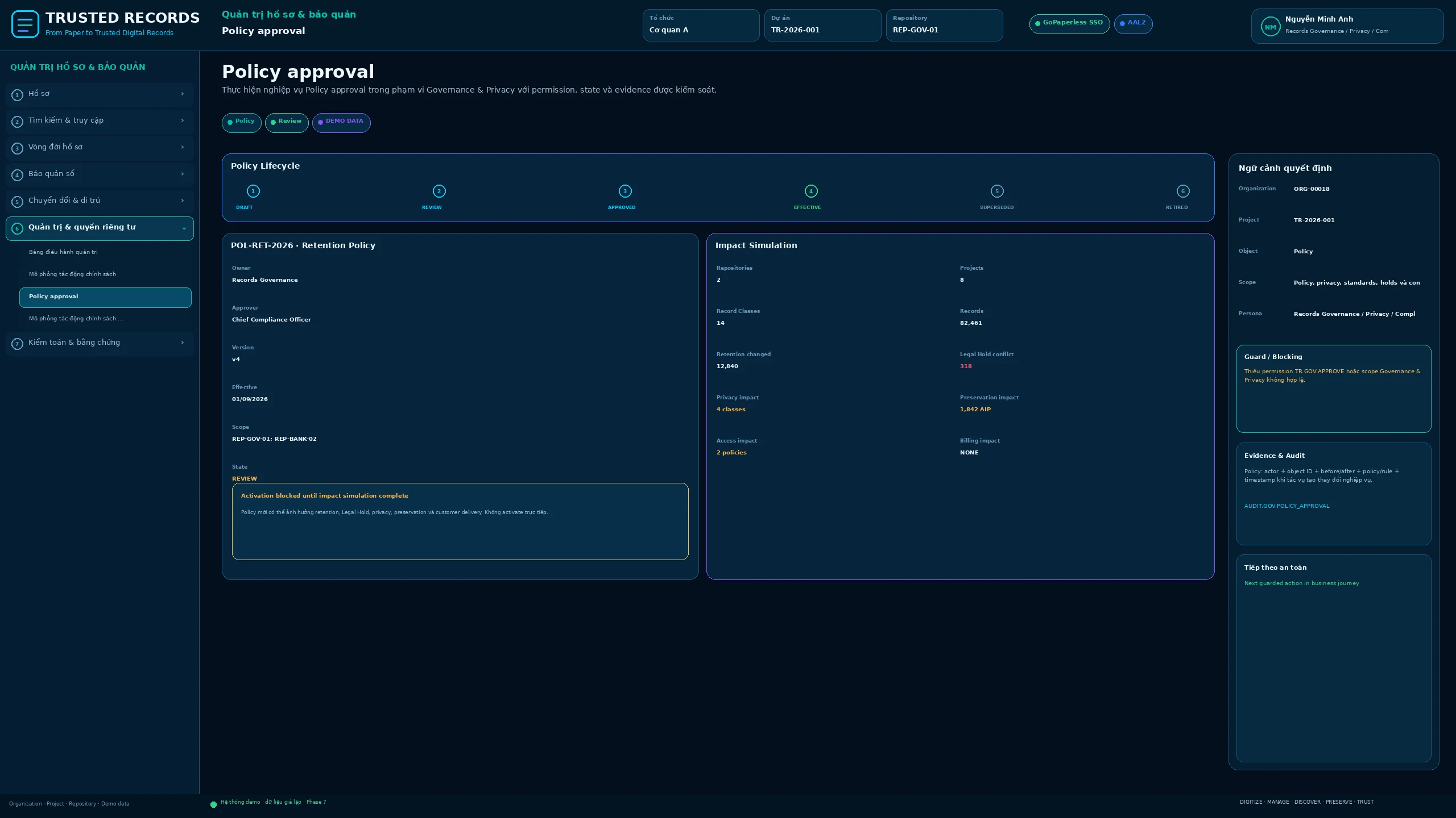 TR7.GOV.066 · Policy approval